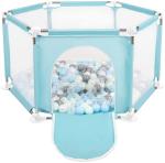 Minze:perle/grau/transparent/babyblau/minze