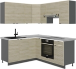 Eiche Paneel/Anthrazit