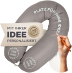 Personalisiert Musselin Taupe