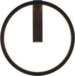 Wandleuchte 40 Cm Dali Schwarz