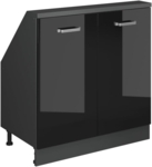 Schwarz Hochglanz/Anthrazit