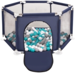 Blau:grau/Weiß/Türkis