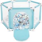 Minze:perle/Grau/Transparent/Babyblau/Minze