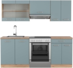 Blau-Grau/Goldkraft Eiche