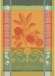 Torchon Les Oranges Mandarine