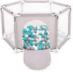 Grau:grau/weiß/türkis