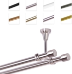 Edelstahl 2-läufig Decke