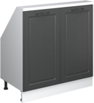 Anthrazit Landhaus/Weiß