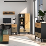 Gold Craft Eiche Nb., schwarz, sandfarben