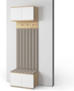 Weiß / Eiche Artisan / Trinity 05