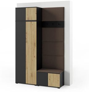 Schwarz / Eiche Artisan, Trinity 08