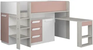 Puderrosa/Beige