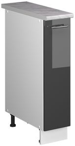 Anthracite High Gloss/White