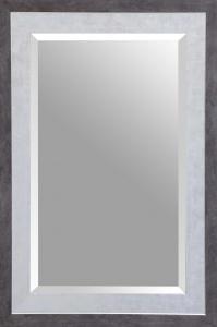 Alexa Rahmenspiegel schwarz/silber - 50x70 cm