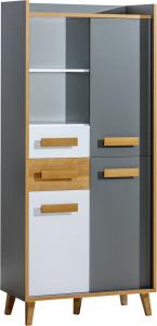 Schubladenunterschrank Rimini 60x82cm HETTICH Vollauszug matt Farbe wählbar RI-D3A/60