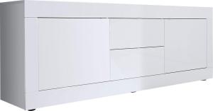 Lowboard 'BASIC', weiß Hochglanz lack, 210 cm