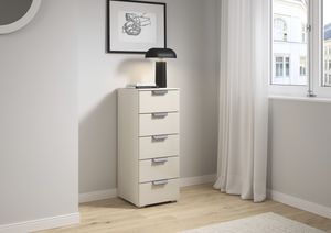 Beige/Grau, Glasfront