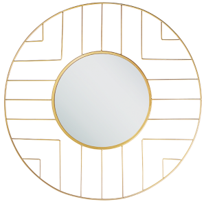 Wandspiegel gold rund ø 60 cm HESDIN