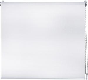 ondeco Klemmrollo ohne Bohren, Sichtschutz Rollo Fenster innen und Tür mit Klemmträger Smart tauglich - Weiss - 45x150 cm