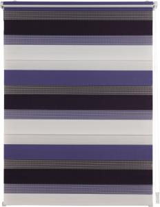 ondeco Doppelrollo Klemmfix Duo Rollo für Fenster ohne Bohren, Sonnenschutz Plisseerollo lichtdurchlässig und Blickdicht - Violet-Berry - 140x160 cm