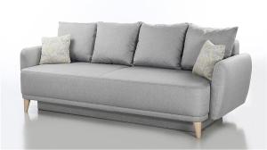 FINN Schlafsofa in hellgrau 230 cm