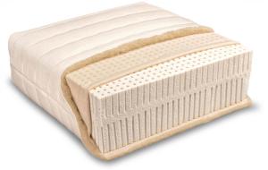 Baumberger PiuMa Lana Softstepp Naturlatexmatratze 90x200 H3 (Fest ab 80 kg)