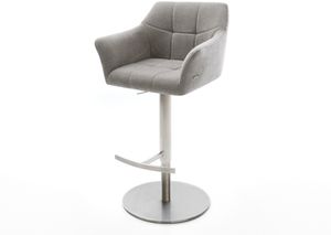 Sitzschale: Grau, Gestell: Silber