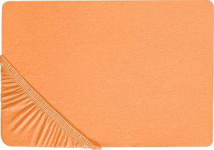 Spannbettlaken JANBU Baumwolle 160x200 cm Orange