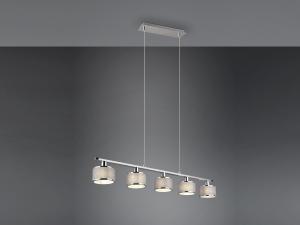 TRIO Leuchten LED Pendelleuchte, Dimmfunktion, LED wechselbar, warmweiß, mehrflammig über-n Esstisch Kücheninsel & Kochinsel hängend B: 93cm