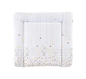 Schardt Wickelauflage Teddystar, abwischbare Folie, 84x74 cm