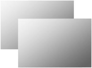 vidaXL Wandspiegel 2 Stk. 60 x 40 cm Rechteckig Glas 3051623