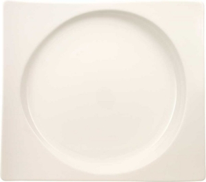 Brotteller eckig 15x13 cm Newwave Villeroy und Boch Brotteller - Mikrowelle geeignet, Spülmaschinenfest