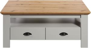 Couchtisch Landside in grau und Eiche 110x65 cm