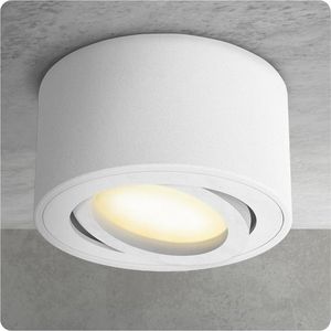Weiß-matt - Licht: Warmweiß