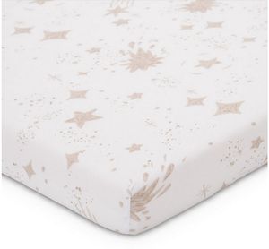 Weiß/Beige Kleckse