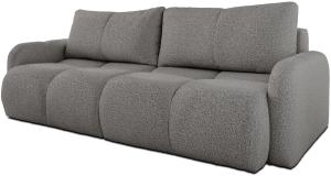 Selsey POTTO - Sofa mit ausziehbarer Ottomane und Bettkasten, Grau