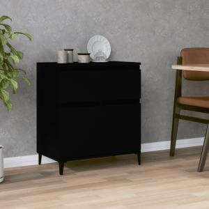 vidaXL Sideboard Schwarz 60x35x70 cm Holzwerkstoff 819685