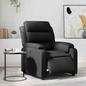 vidaXL Relaxsessel Elektrisch Schwarz Kunstleder 3205028