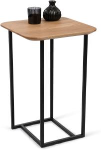 M2 Kollektion Block 1, Eiche, wildeiche, Metall schwarz, 40 x 60 x 40
