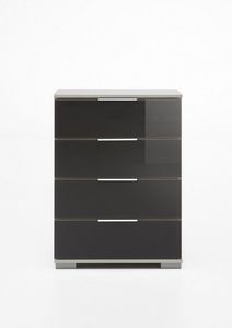 Korpus Weiß / Front Glas Grau