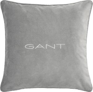 Gant Home Kissenhülle Velvet Cushion Samt Grey (50x50cm) 853102601-160-50x50