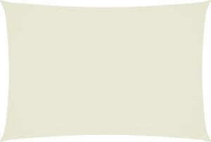 vidaXL Sonnensegel Oxford-Gewebe Rechteckig 3x5 m Creme 135212
