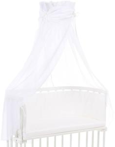 babybay Himmel Organic Cotton mit Schleife passend für alle Modelle, weiß