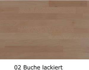 Buche lackiert