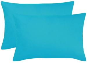 BettwarenShop Single Jersey Kissenbezug Ulm 2er Pack|40x60 cm| türkisBettwarenShop Single Jersey Kissenbezug Ulm 2er Pack