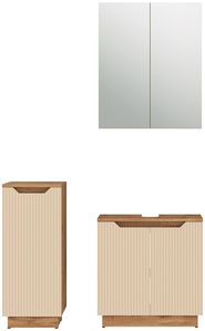 Eiche/Kaschmir gestreift