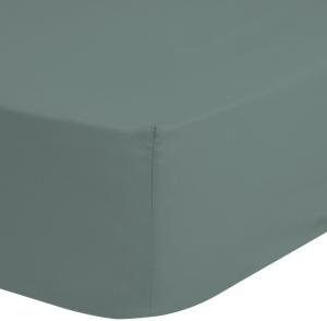 Good Morning Spannbettlaken, Nebelgrün, 100x200 cm, 100% Baumwolle