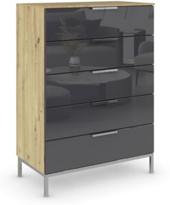 Eiche Artisan | Glas Basalt