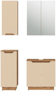 Eiche/Kaschmir gestreift