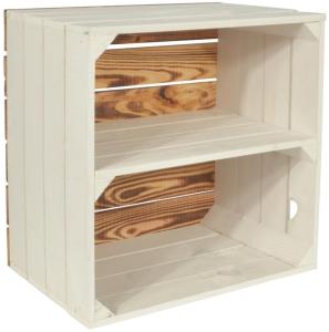 CHICCIE 2 Set Weinregal Wino aus Holz - Greta Weiß 1x Regal